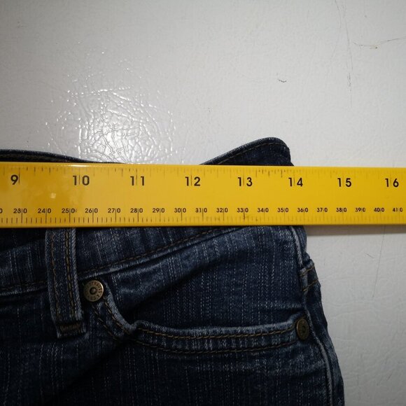 Levi's 512 Ladies Perfectly Slimming Size 10 Medium Bootcut Blue Jeans - Picture 11 of 14